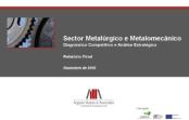 Capa do Relatório Final  "Sector Metalúrgico e Metalomecânicol"